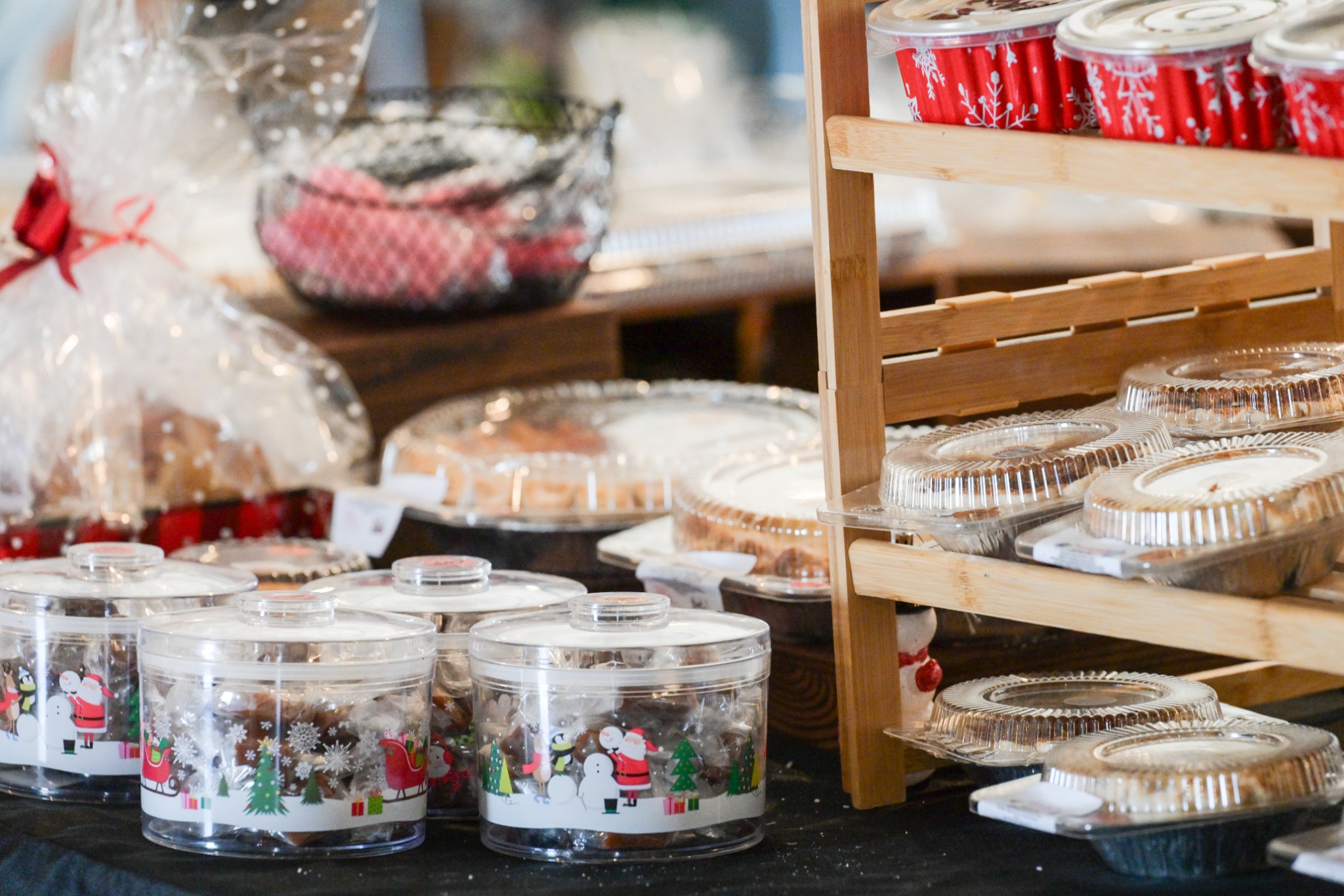 Festival of Trees baked goods and treats table